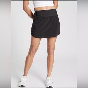 Athleta Run With It Skort Black Size Small